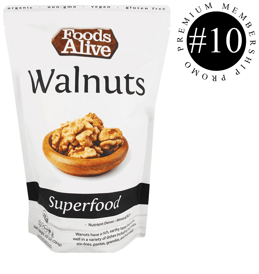 foods alive walnuts test with number2a